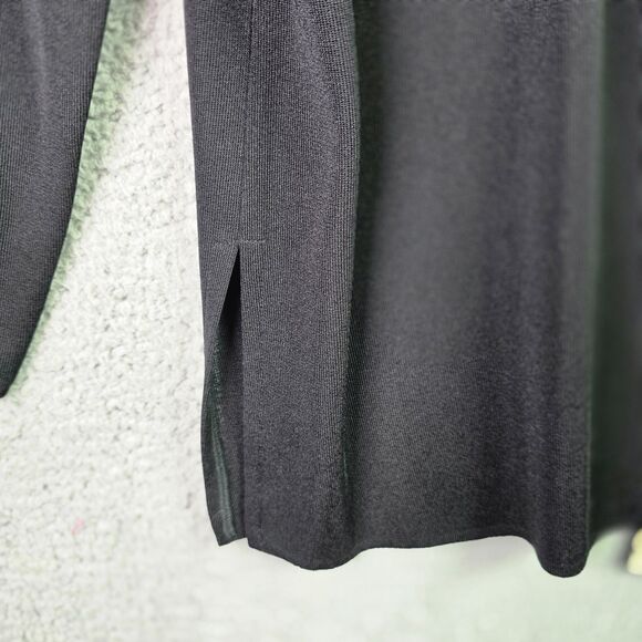 Howard Wolf Escape Cardigan XL Black VTG Metallic Trim Removable Shoulder Pads - Picture 14 of 16